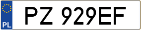 Truck License Plate